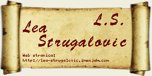 Lea Strugalović vizit kartica